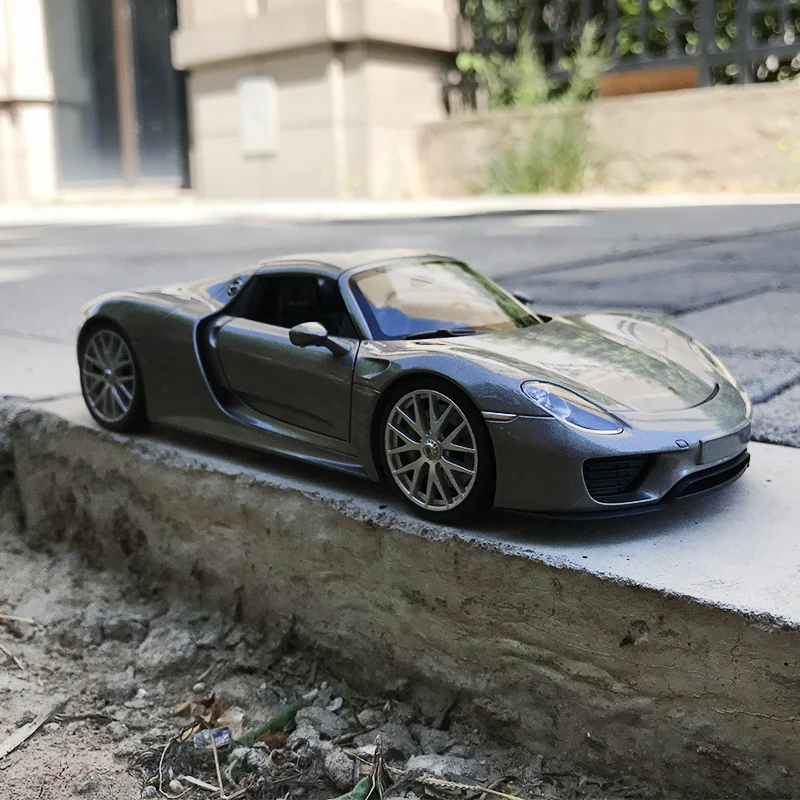 Welly 1:24 Porsche 918 spyder автомобиль сплав модель автомобиля Моделирование Украшение