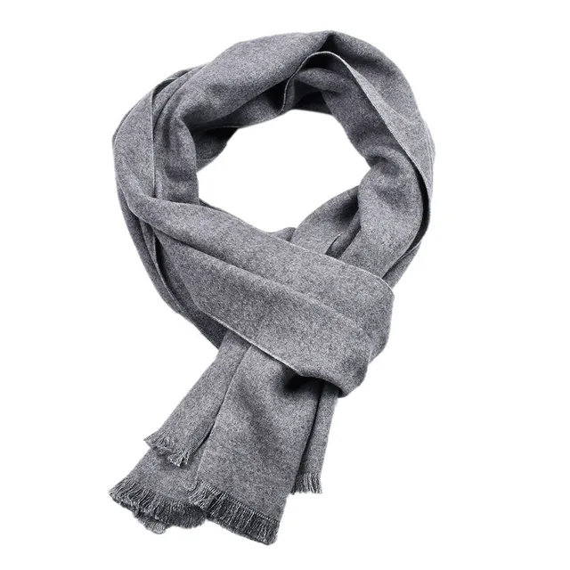 New Winter sciarpa in Cashmere uomo Business tinta unita Pashmina autunno  scialli di lana e avvolge uomo di alta qualità mantieni calde sciarpe -  AliExpress