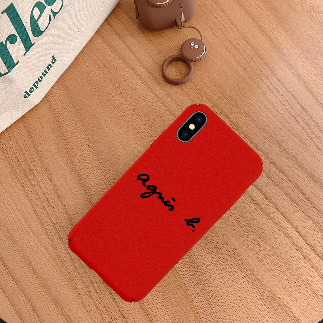 Jamular Fashion Agne Matte Hard PC Back Case Cover for IPhone XS XR MAX 6 6s 7 7 Plus 8 8plus X Luxury Phone Coque