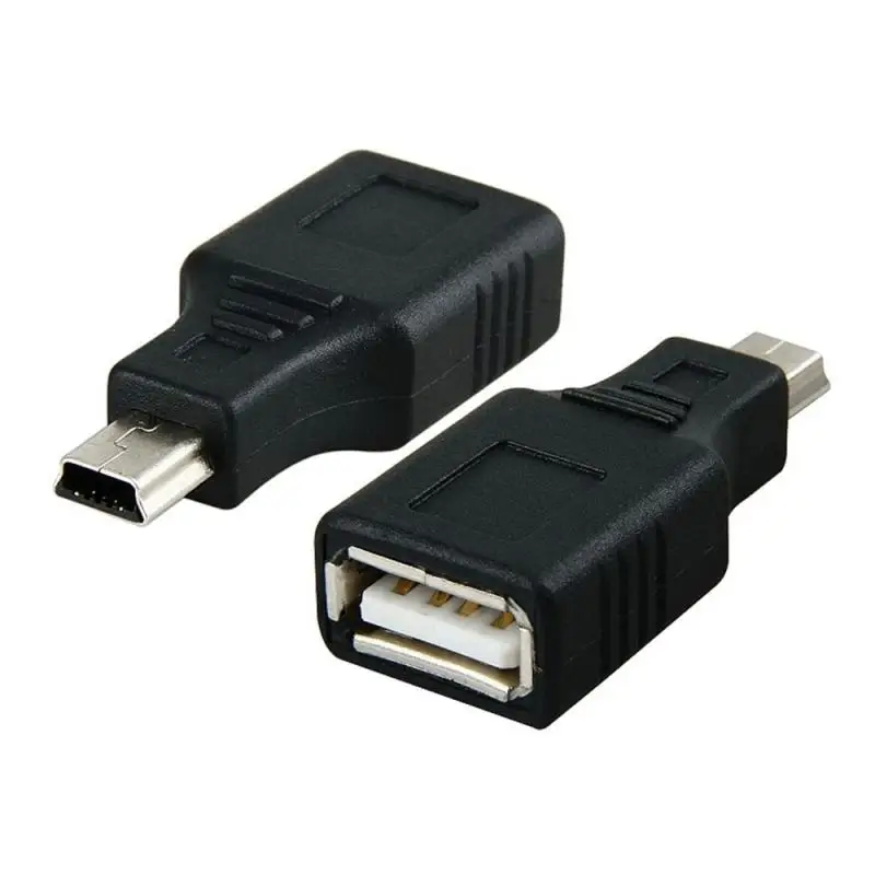 Новинка 1 шт. чёрный переходник с USB 2 0 Мама на Micro B 5 Pin папа адаптер OTG для