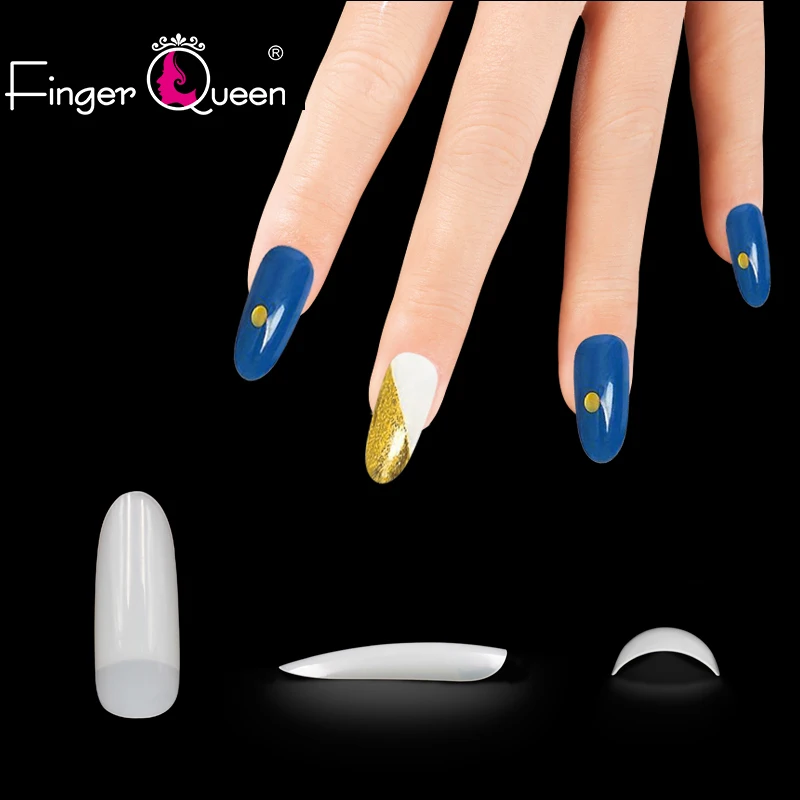 Fingerqueen поддельные ногти Forpretty украшения для дизайна ногтей Naturel прозрачный Маникюр 100 шт Акриловые Unghie Finte