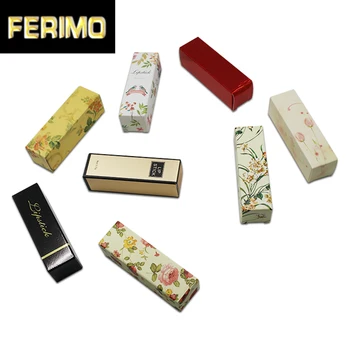 

600Pcs/ Lot Recyclable 2.5*2.5*8.5cm DIY Lipstick Cosmetic Packaging Case Kraft Paper Small Boutique Paperboard Package Box
