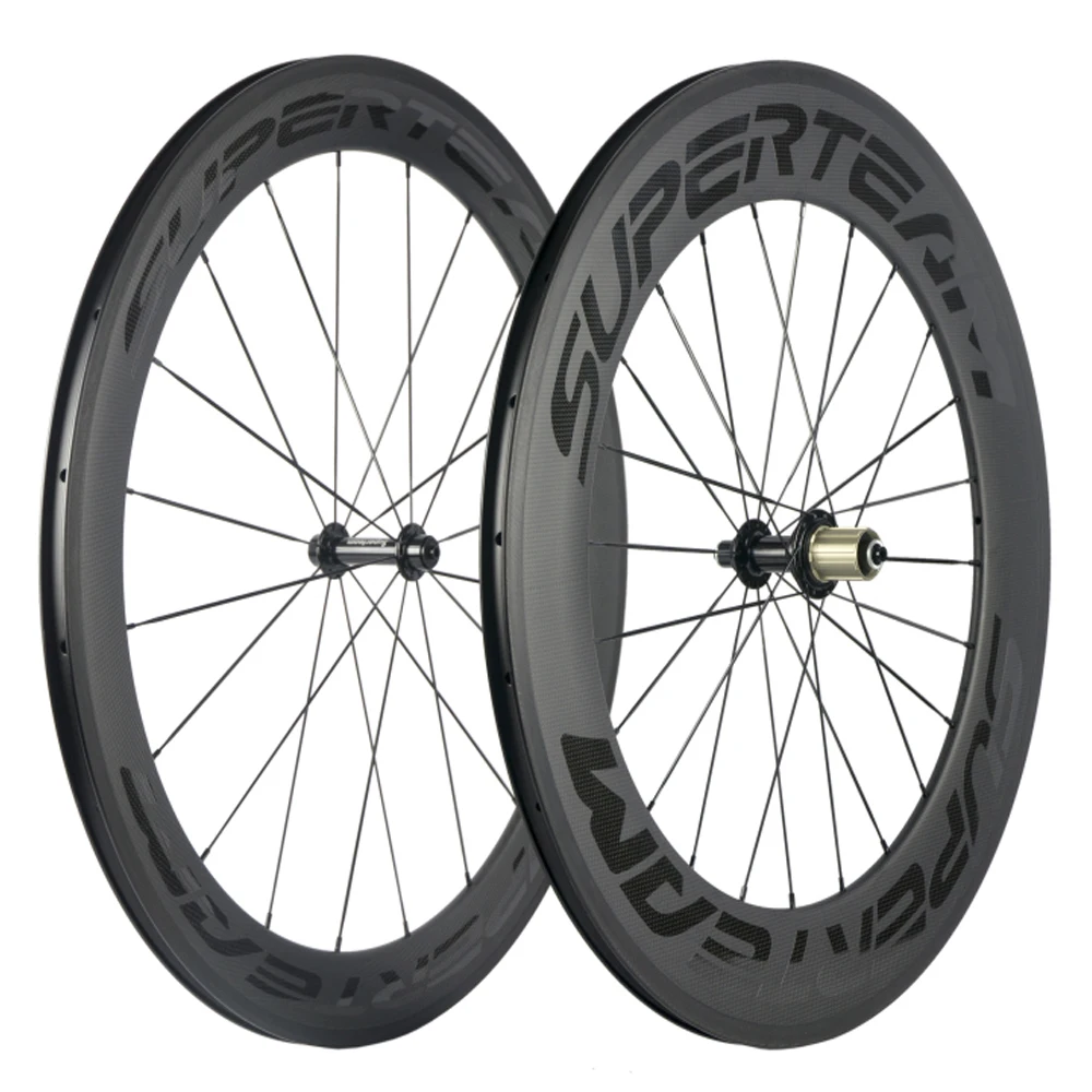 Superteam-3kマットカーボンロードバイクホイール,60/88mm,r13ハブ,6