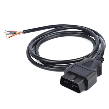 

0.3M/0.6M/1M/1.5M/3M Meter 16Pin/needle Male Connector Open Line 16 Core ELM327 Extension Cable OBD2 Cable