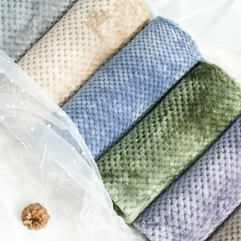 

9 Colors Flannel Fleece Throw Blanket Soft Blanket For Beds Sofa Christmas Gift Travel Mesh Portable Car Travel Cover Blanket