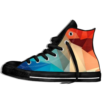 

Colored Grid Men Women 3d Print Spring Summer Autumn Winter Casual Lightweight Shoes