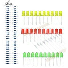 Три цвета красный зеленый желтый светодиодный светильник школьный учебный лабораторный комплект для arduino DIY Kit Raspberry pi