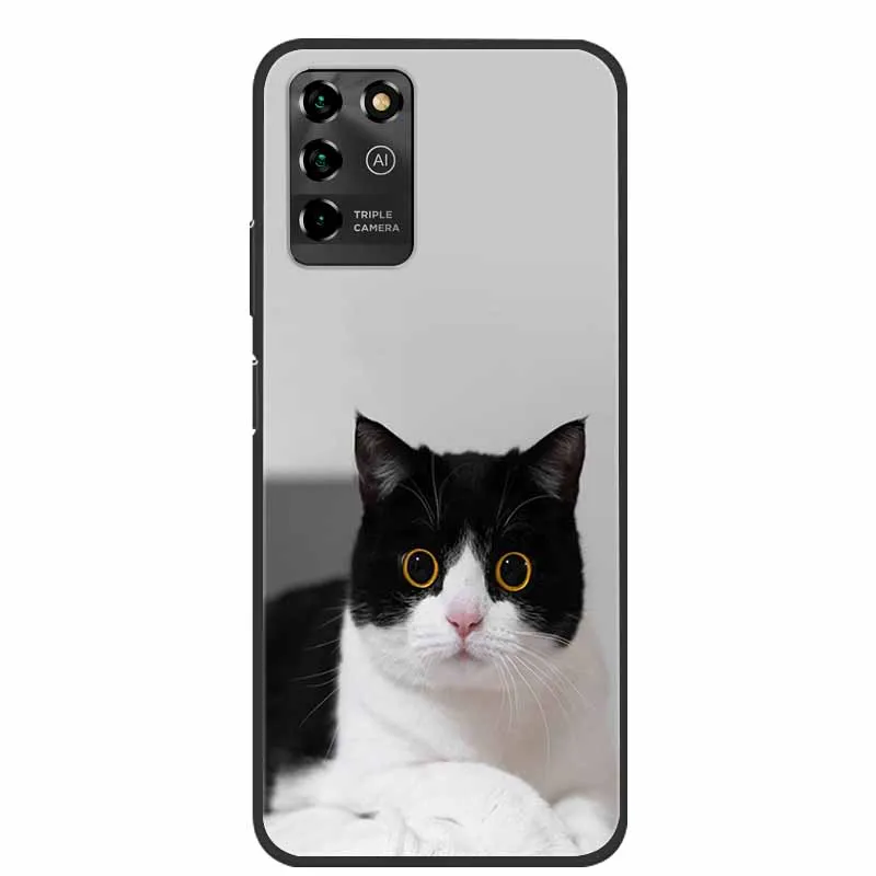 Luxury Bumper Silicone TPU Soft Phone Case with Cute Cat Design - Shockproof Coque