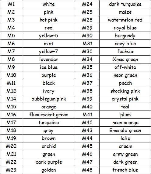 color names