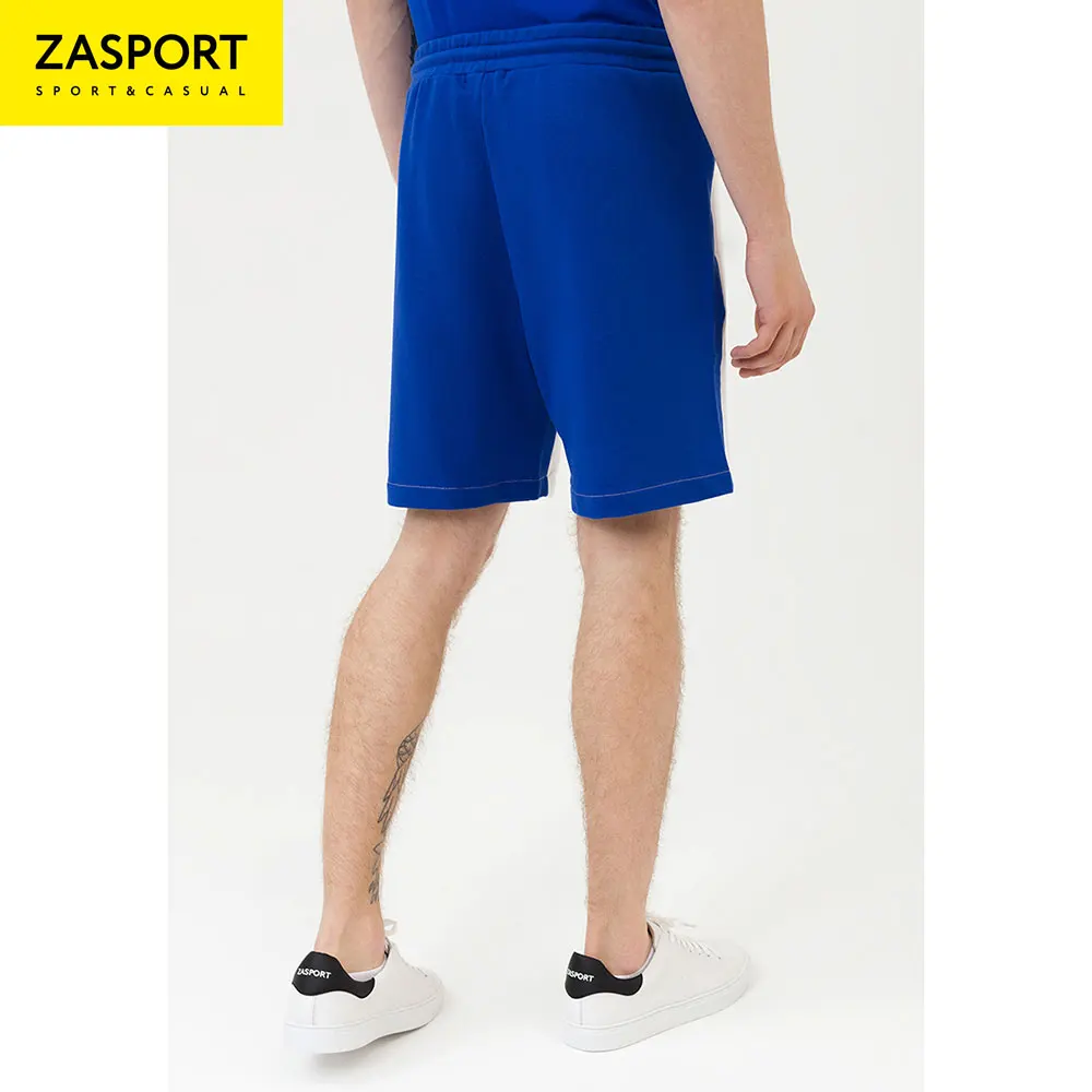 Trainning Exercise Pants Team Russia OMA119-089-001-MUL clothes shorts trousers boxers man men olympic emblem blue white