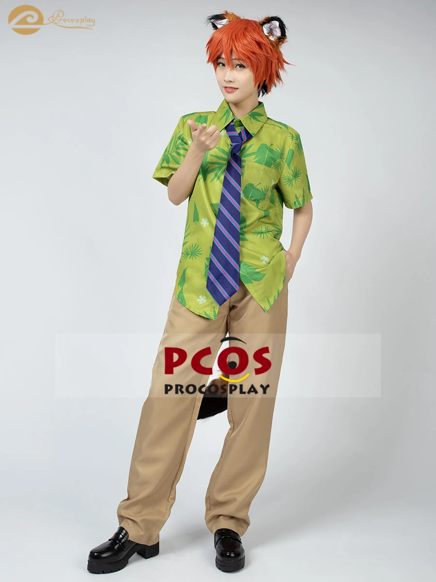 Zootopia Zootropolis thug and punk лиса Ник Вайлд riffraff наряды Косплей Костюм mp004788