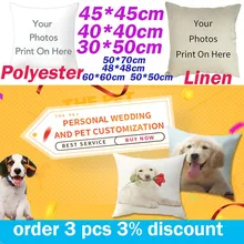 Fuwatacchi Private Selfie Customization Pillow Cover Customize Cushion Cover Personalized Linen Individual Photo Pillowcase Fuwatacchi Private Selfie Customization Pillow Cover Customize Cushion Cover Personalized Linen Individual Photo Pillowcase