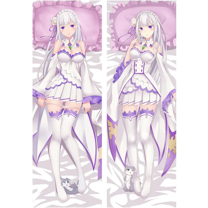Наволочки с рисунком аниме RE ZERO Start Life in other World пикантное 3D двухстороннее