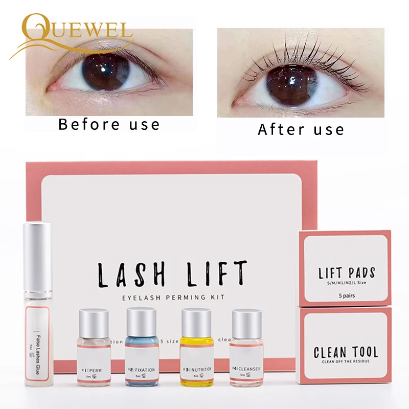 Quewel Eyelash Perm Set Eyelashes Professional Perming Lift Kit Lash
