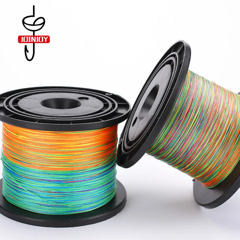 8 Strands Braided PE Fishing Line Five Color 1000 Meters Rock Fishing