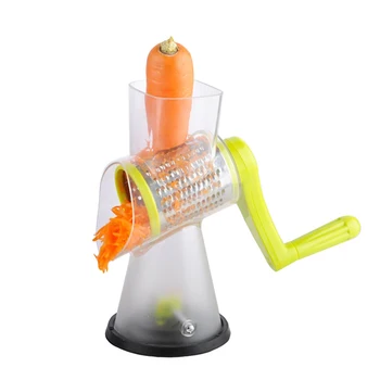 

Manual Vegetable Cutter Slicer Kitchen Accessories Multifunctional Round Mandoline Slicer Potato Cheese Kitchen Gadgets Meat Gri