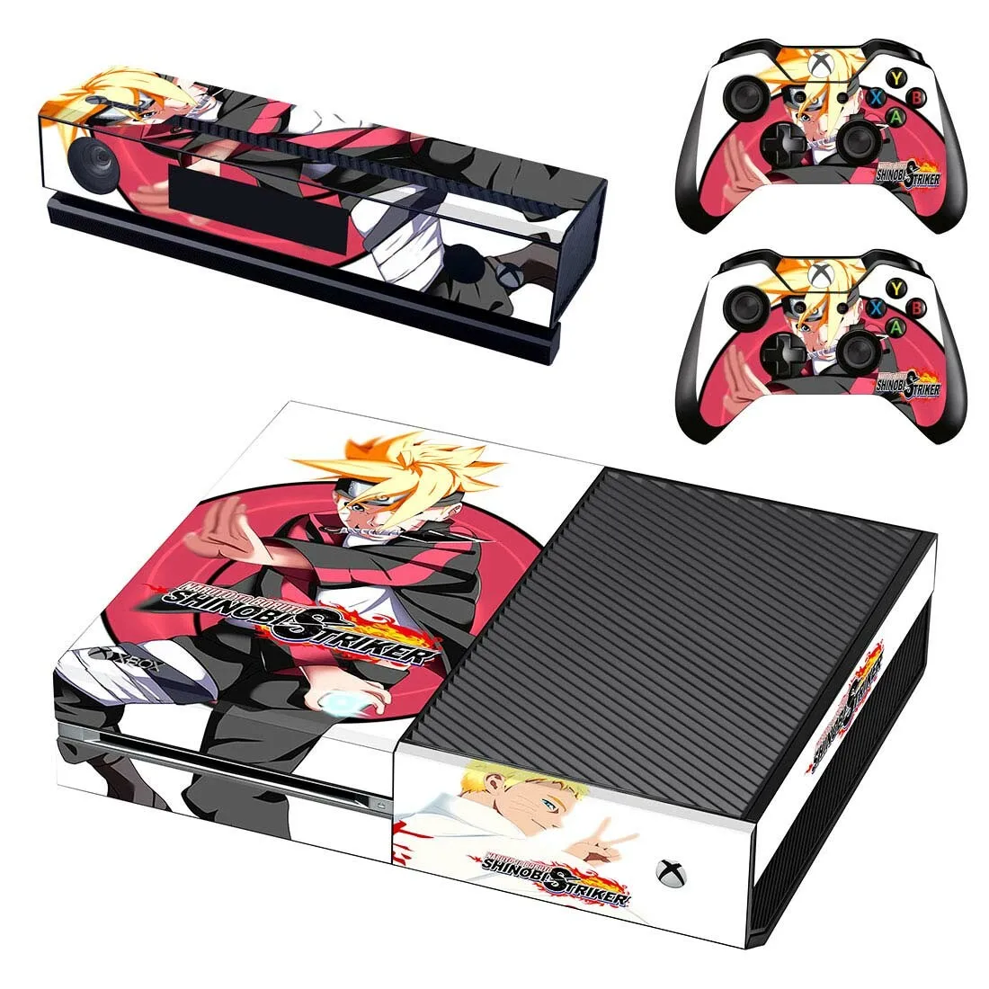 Наклейки для xbox one s Naruto to Boruto Shinobi Striker для xbox one консоль Kinect два контроллера