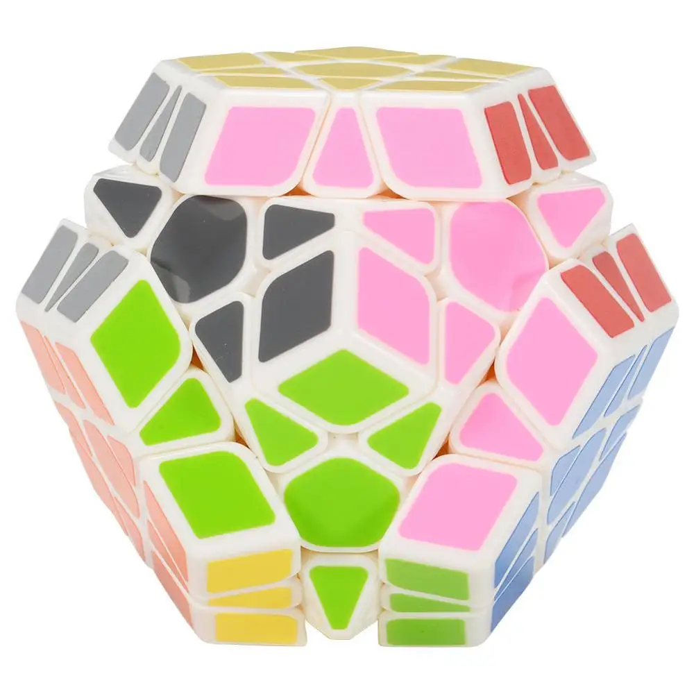 QIYI 3x3 спидкуб Megaminx Стикеры Волшебные кубики Додекаэдр Скорость кубики Логические головоломки игрушки для детей, подарки на день рождения