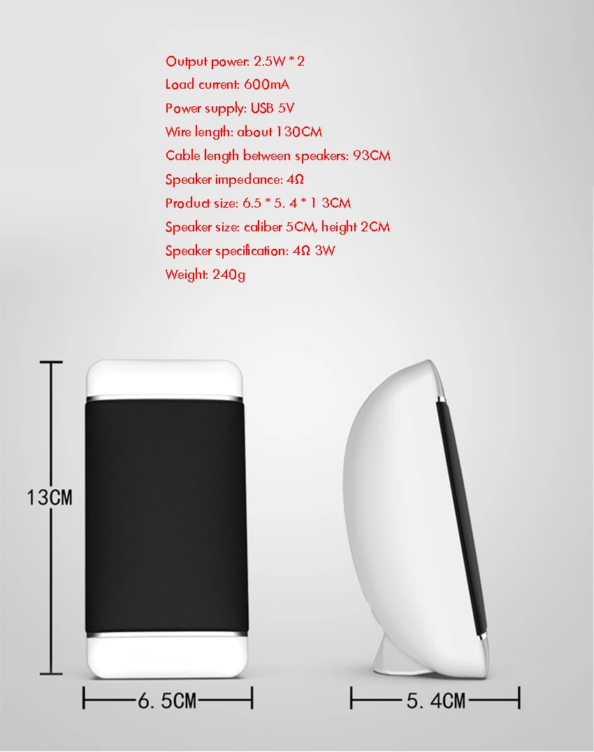 Une paire d'enceintes d'ordinateur