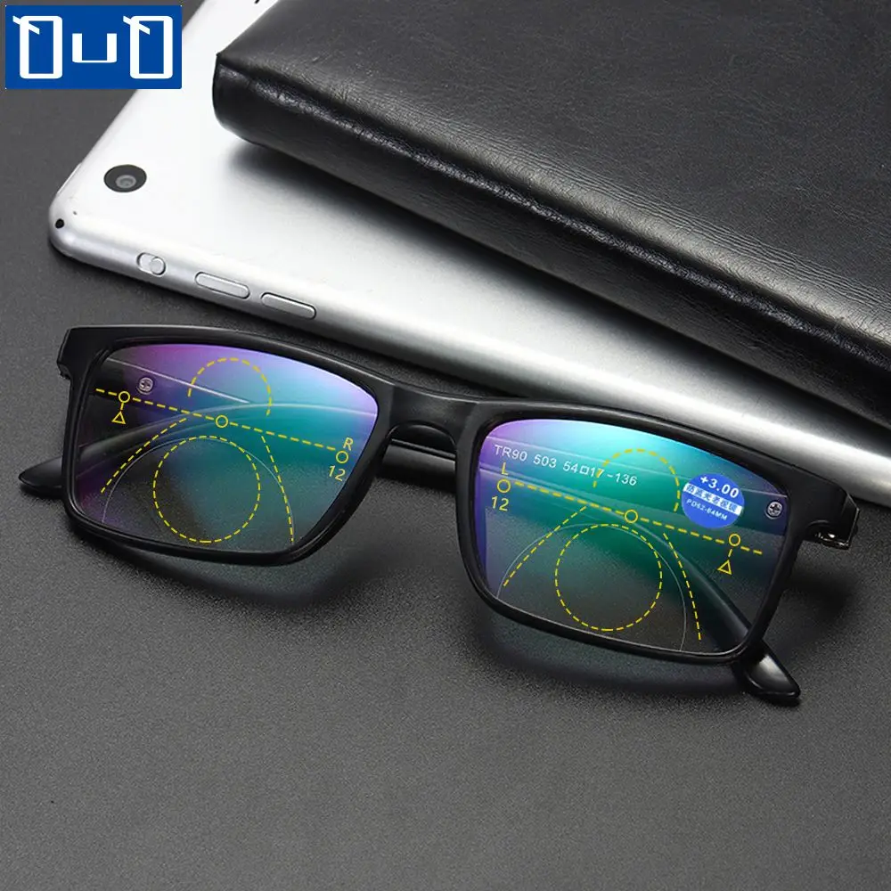 Presbyopia Reading Glasses Anti Blue Light Progressive Multifocal