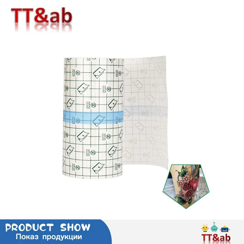 10Yard Waterproof Tattoo Film Aftercare Protective Skin Healing Tattoo Adhesive Bandages Repair Tattoo Accessories Tattoo Supply