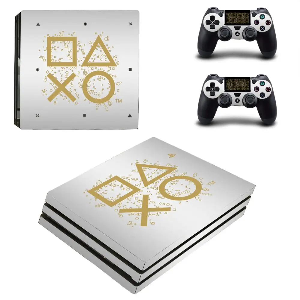 

PS4 Pro Skin Sticker Decal Vinyl for Sony Playstation 4 Console and 2 Controllers PS4 Pro Skin Stickers