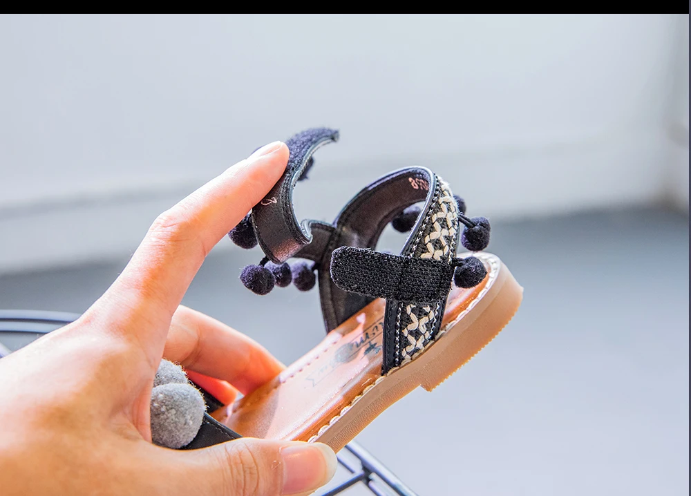 RUMRAM New High quality Children Toddler Infant Kids Baby Girls Princess Casual Shoes Sandals Fashionable Solid Children Shoes  (9)