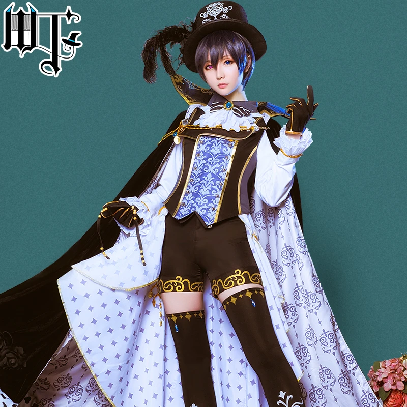 Аниме Черный Дворецкий Ciel Phantomhive Sun Awaken Косплей Костюм Yume 100 Cos Хэллоуин Униформа