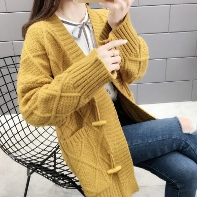CMAZSweater Coat Women &amp#39S Cardigan Spring 2021 New Horn |