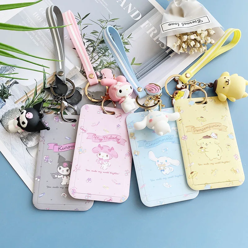 Sanrio Card Holder Keychain Credit Card Holder Lanyard Sanrio
