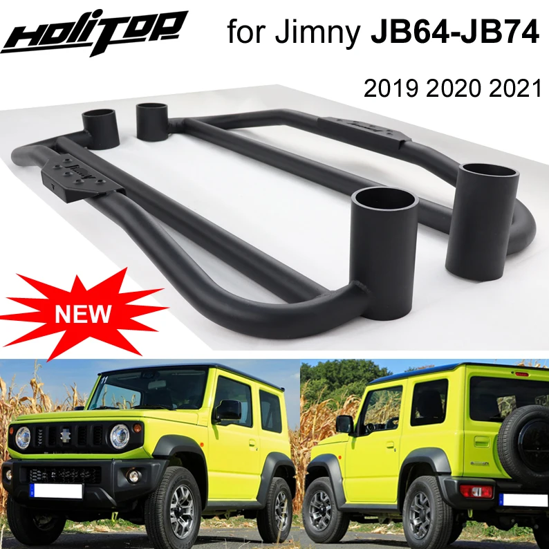Подножка боковая подножка nerf bar для Suzuki Jimny 2019 2020 2021 JB64-JB74 100% утолщенная сталь