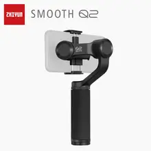 ZHIYUN Smooth Q2 ручной карданный портативный карманный 3-осевой смартфон для iPhone 11 Pro Max XS X samsung S10 S9 PK DJI Osmo 3