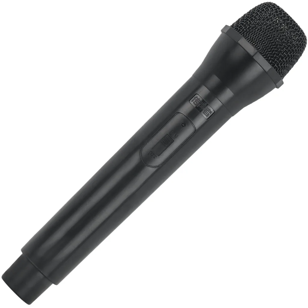 FAUX MICROPHONE BLACK ACCESSORIES for MICROPHONE KARAOKE FANTASY DRESS PROP
