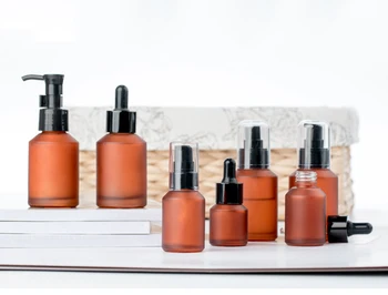 

30ml Dropper Spray Emulsion Bottle Press Pump Glass Perfect For Aromatherapy Perfume Cream And Essential Oil Blends Conditioner