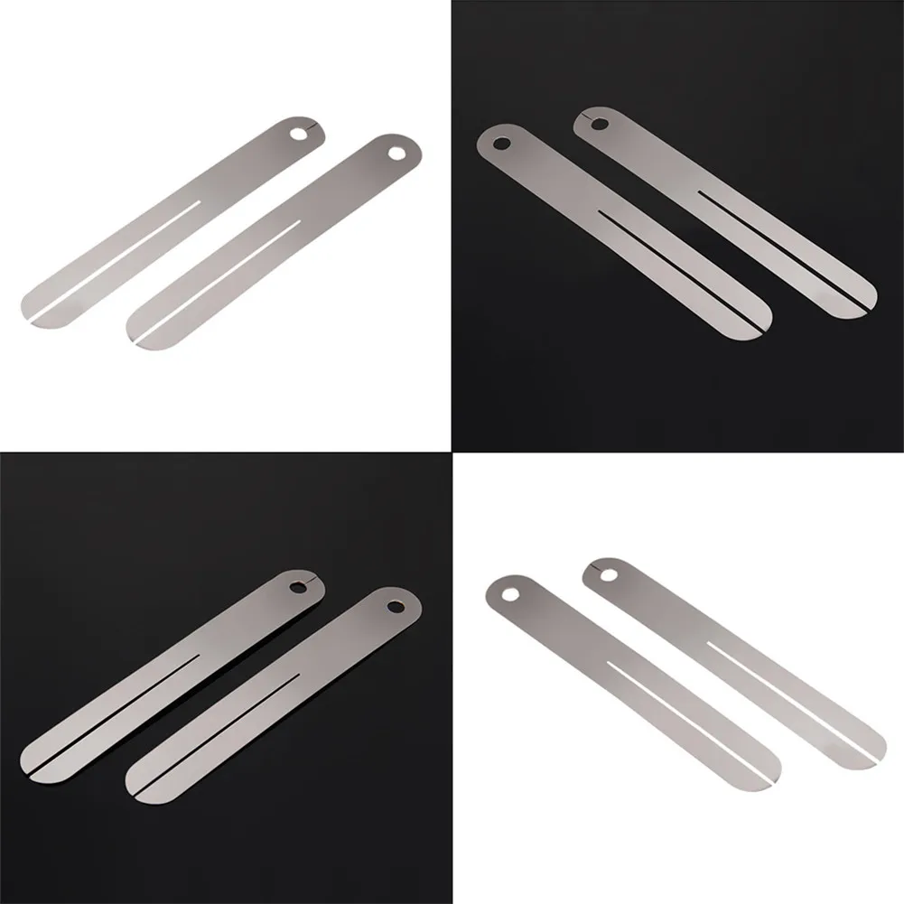 2pcs Fret Puller FretBoardSteel Plate For Electric Guitar And Bass Fingerboard Fret Repair Tool Protector Stainless Steel New