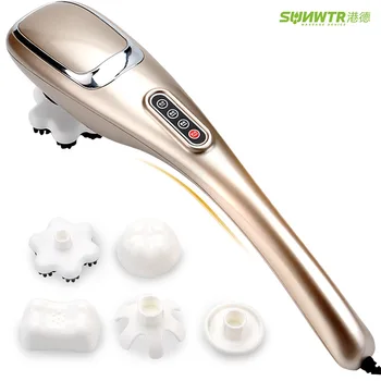 

Germany dolphin electric fitness beating massage hammer Mini vibration infrared acupoint massage stick