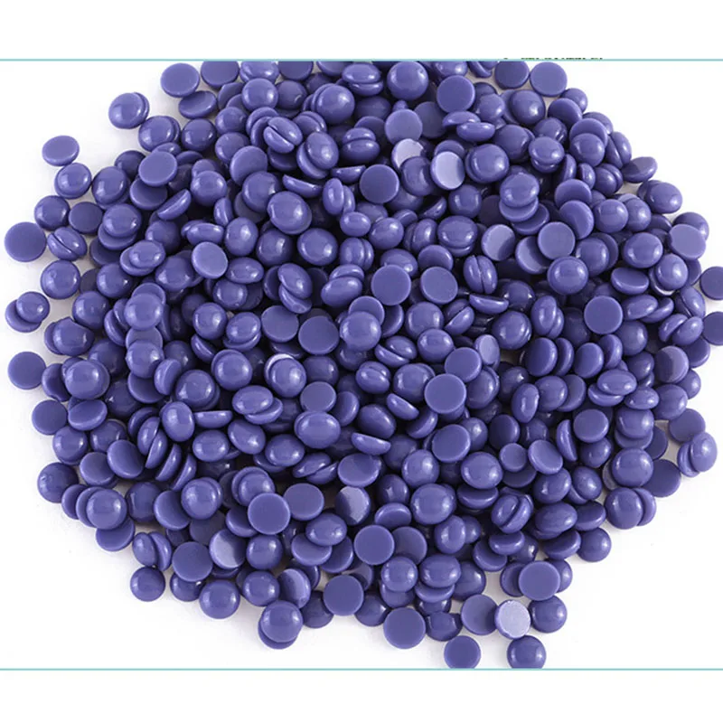 Lavender 10 запахов, не депиляционный воск, горячая пленка, твердый воск, гранулы, для восковой эпиляции, бикини, для удаления волос, бобы, депиляция, бобы лаванды, для женщин и мужчин - Цвет: Lavender