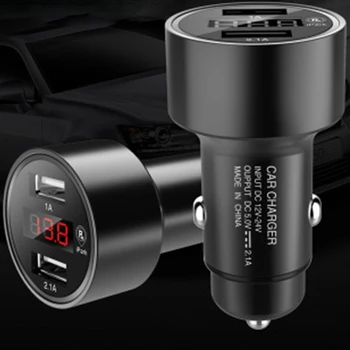 

New Dual USB Car Charger 3.1a Mini Car Charger 2 Ports Adapter with Car Escape Emergency Safety Hammer