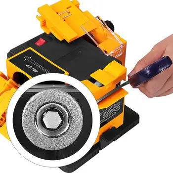 

Multifunction Knife Sharpener Emery Material Electric Sturdy Drill Sharpening Kitchen Grinding Wheel Tools (Without Machine)