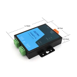 Convertisseur Ethernet vers Module Can GCAN 202, l'interface de Communication Canbus étend le champ d'application du Can Bus 