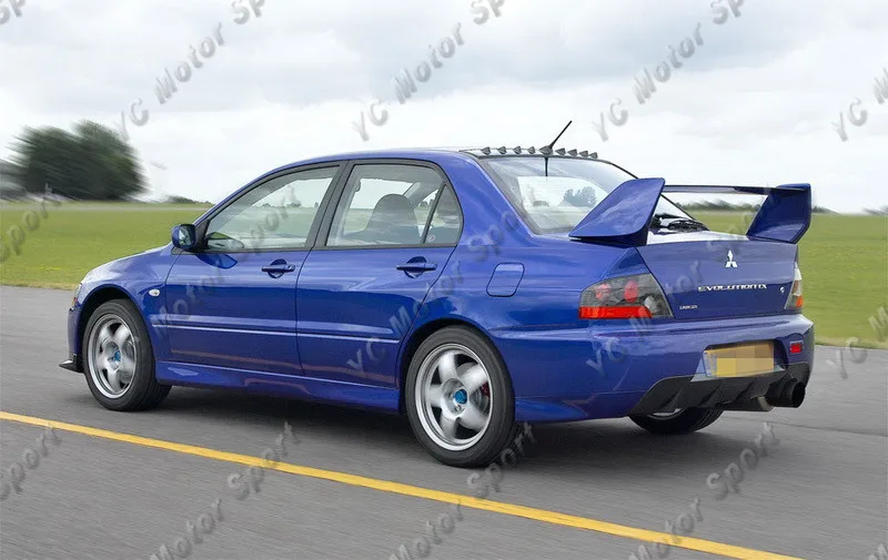 2001-2007 Mitsubishi Lancer Evolution 7-9  FQ Type Rear Spoiler CF Blade with FRP Legs (14)