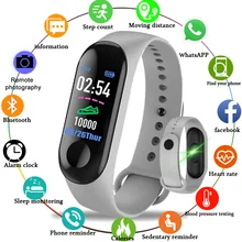 Reloj inteligente M3 para hombre y mujer, pulsera deportiva con Monitor de ritmo cardíaco, resistente al agua