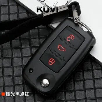 

3 Button Alloy car key fob cover case set For Volkswagen VW POLO Tiguan Sagitar Passat B5 B6 B7 Gol Golf MK6 EOS Scirocco