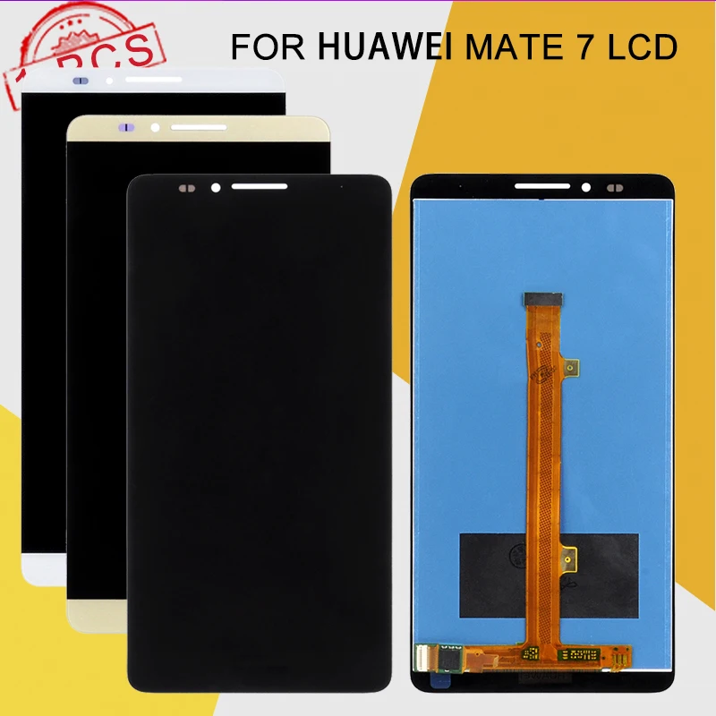 Замена Dinamico Mate7 LCD для Huawei Ascend Mate 7 Дисплей MT7 с сенсорным экраном дигитайзер сборка