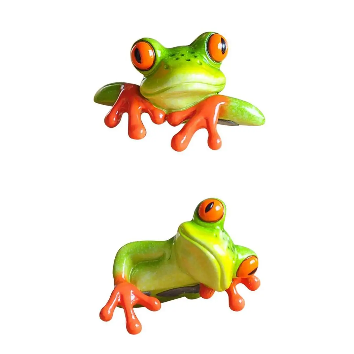 2pcs 3D Resin Frog Figurine Home Office Desk Computer Decoration Crafts Mini Frog Laptop Decor Car Dashboard Figurines Kids Toy 2pcs 3D Resin Frog Figurine Home Office Desk Computer Decoration Crafts Mini Frog Laptop Decor Car Dashboard Figurines Kids Toy