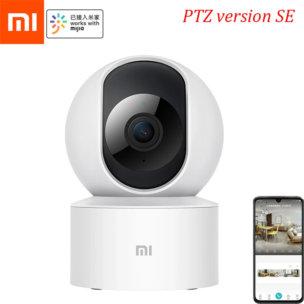 Xiaomi Mijia 1080P умная домашняя камера безопасности IP 360 ° горизонтальный вращающийся