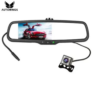 

5’1080P TFT LCD car auto dimming internal rearview mirror monitor parking monitoring rearview camera DVR recorder for 1# bracket