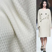 Белый Waxberry белый твид Wollen шерстяные ткани шерсть материалы для одежды зимнее женское пальто куртка швейная ткань