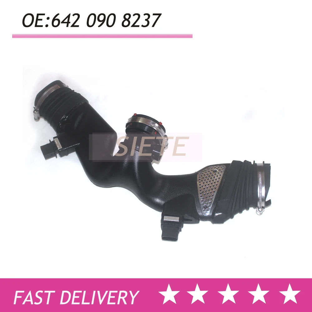 Clean air duct intake manifold air mass meter For Mercedes OM642 CDI V6 A6420908237, A 642 090 82 37, 6420908237