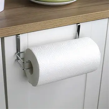 

New KitchenTowel Paper Roll Holder Bathroom Toilet Paper Wall Mount Holder Rack for Roll Paper Towel Bathroom Accessories